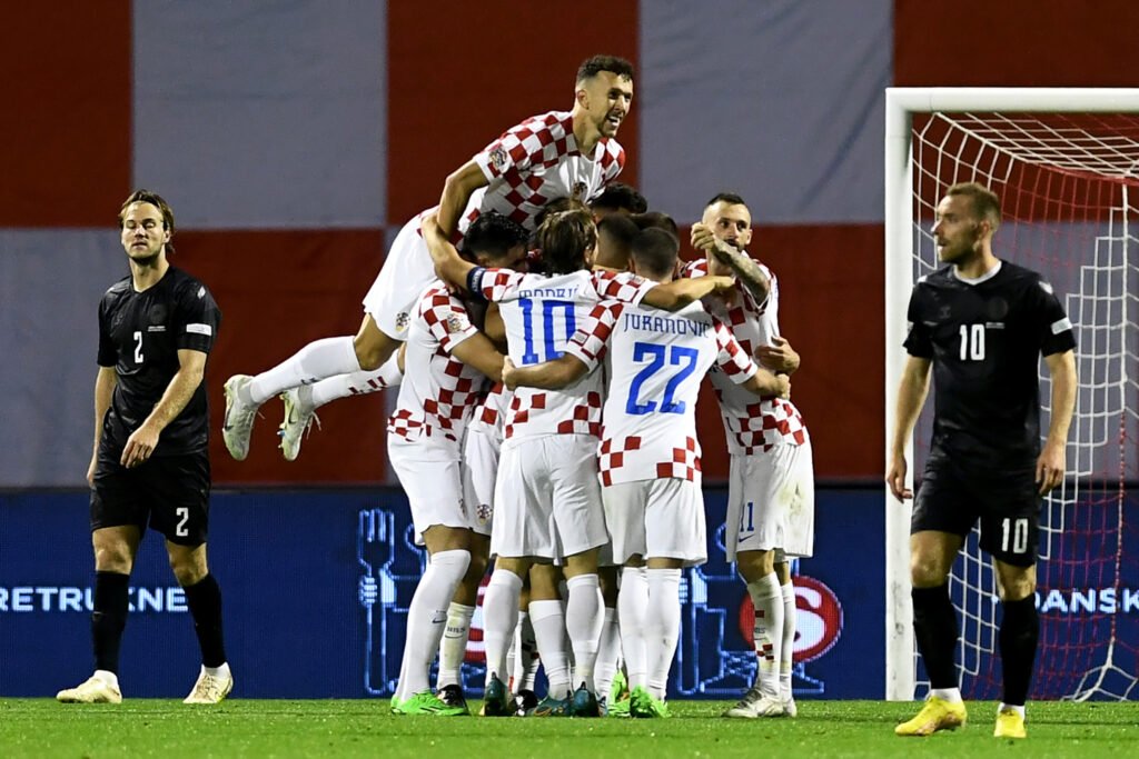 كرواتيا تنتصر على الدنمارك