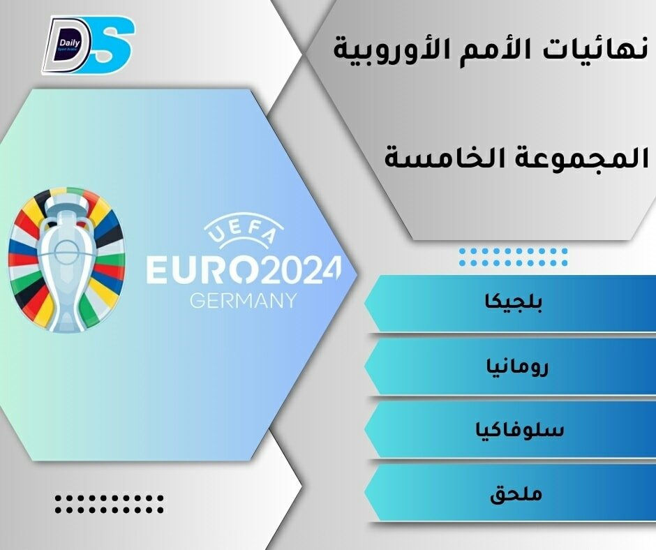 قرعة يورو 2024 المجموعة الخامسة 